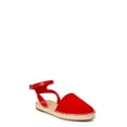 espadrille flats with ankle strap