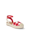thumbnail image 1 of Time and Tru Women's Ankle Strap Espadrille Sandals, 1 of 5