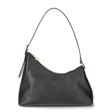 Time and Tru Women's Ashlyn Shoulder Handbag, Black