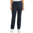 thumbnail image 1 of Time and Tru Women's Athleisure Fleece Open Bottom Pant, 1 of 1