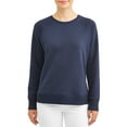 thumbnail image 1 of Time and Tru Women's Athleisure Women's Fleece Sweatshirt, 1 of 4