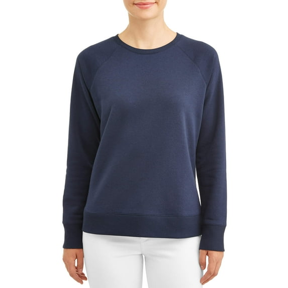 Time and Tru Women's Athleisure Women's Fleece Sweatshirt