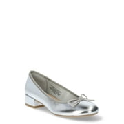 Time and Tru Women's Ballet Block Heel Pumps