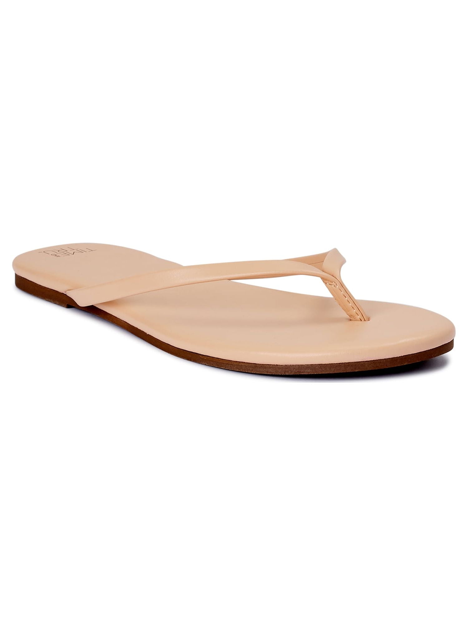 Time and Tru Women's Barely There Sandals, Wide Width Available