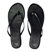Time and Tru Women's Barely There Thong Sandals, Wide Width Available