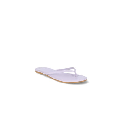 Time and Tru Women's Barely There Sandals, Wide Width Available