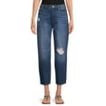 thumbnail image 1 of Time and Tru Women's Barrel Jeans, 1 of 5