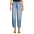 thumbnail image 1 of Time and Tru Women's Barrel Jeans, 1 of 5