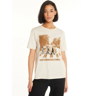 Time and Tru Women's Beatles Graphic Print T-Shirt, Sizes XS-XXXL