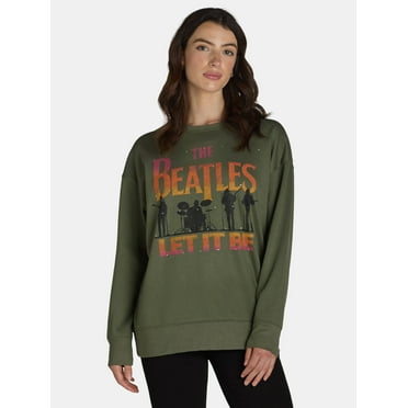 Time and Tru Women's Beatles Graphic Pullover Sweatshirt, Sizes S-XXXL