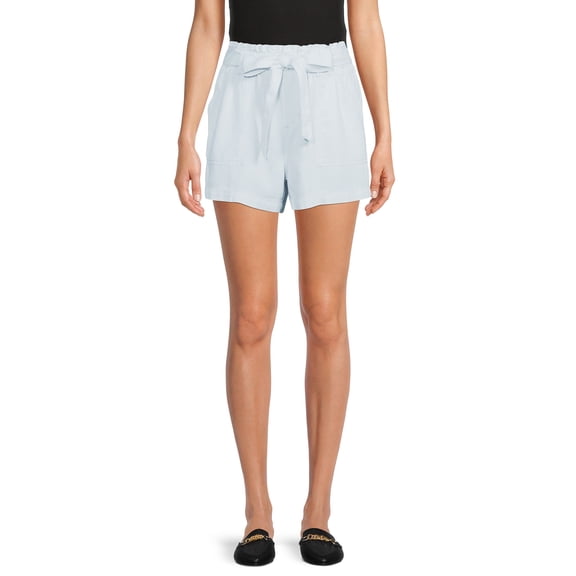 Time and Tru Women's Belted Utility Shorts
