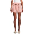 thumbnail image 1 of Time and Tru Women's Belted Utility Shorts, 1 of 5