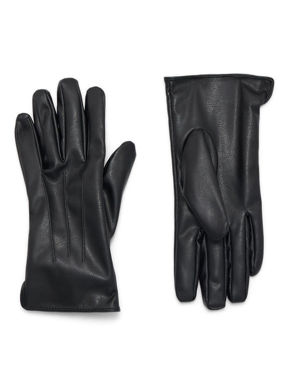 Women's 3 Point Winter Gloves, PU, L/XL