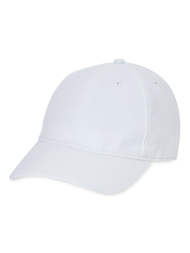 Time and Tru Women's Cotton Twill Baseball Hat Arctic White