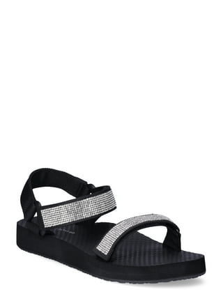 Time and Tru Womens Sandals in Womens Sandals Black Walmart