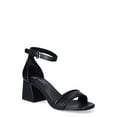 thumbnail image 1 of Time and Tru Women's Block Heel Sandals, Sizes 6.5-12, Wide Width Available, 1 of 8