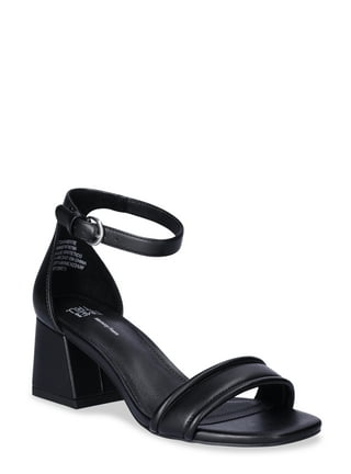 Block Heels in Heels Black Walmart