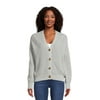 Time and Tru Women's Boyfriend Cardigan, Sizes XS-XXXL