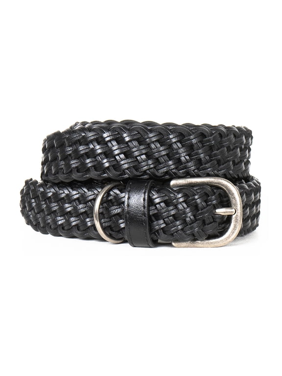 Women's Braided Belt, Black