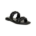 thumbnail image 1 of Time and Tru Women's Braided Two Band Sandals - Wide Widths Available, 1 of 5
