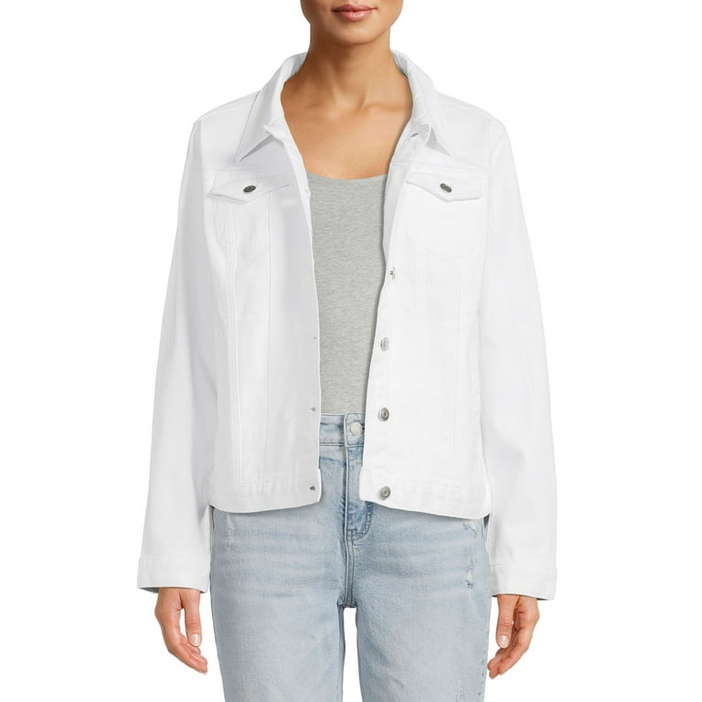 Time and Tru Women s Button Down Denim Jacket Sizes XS XXXL