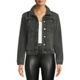 thumbnail image 1 of Time and Tru Women's Button Down Denim Jacket, Sizes XS-XXXL, 1 of 6