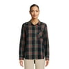 Actual Color: Black Soot Plaid, Clothing Size: S