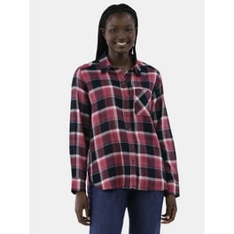 トップス Classic Shirt-Cotton Brushed Big Plaid Mens Brushed Cotton Flannel Check Shirt Long Sleeve Plaid