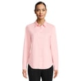 thumbnail image 1 of Time and Tru Women's Button-Down Shirt, 1 of 5