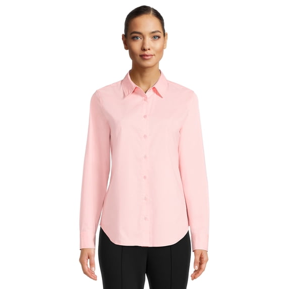 Time and Tru Women's Button-Down Shirt