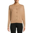 thumbnail image 1 of Time and Tru Women's Button Front Cardigan Sweater, 1 of 5