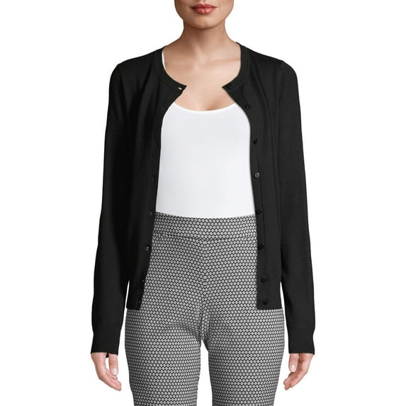 Time and Tru Women's Button Front Cardigan
