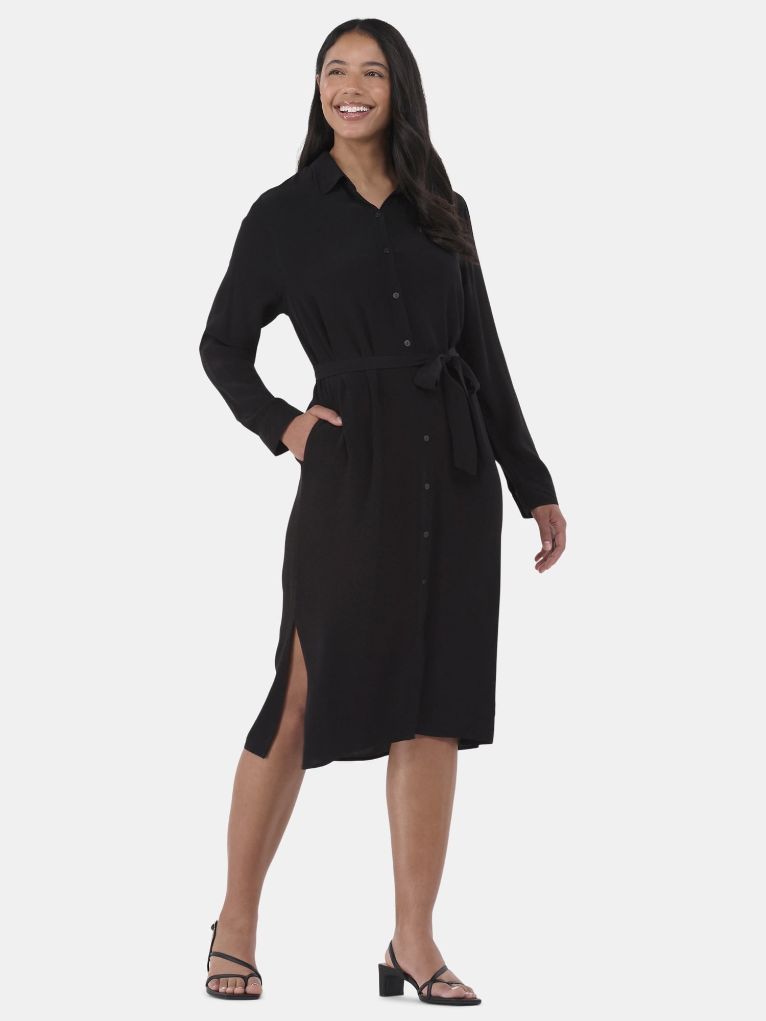long sleeve cotton mini dress Jenna Long Sleeve Open Back Cotton Mini Dress