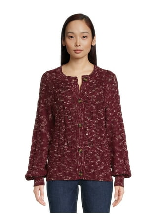 Time and Tru Women's Soft Blouse with Floral Prints, Sizes XS-3XL 