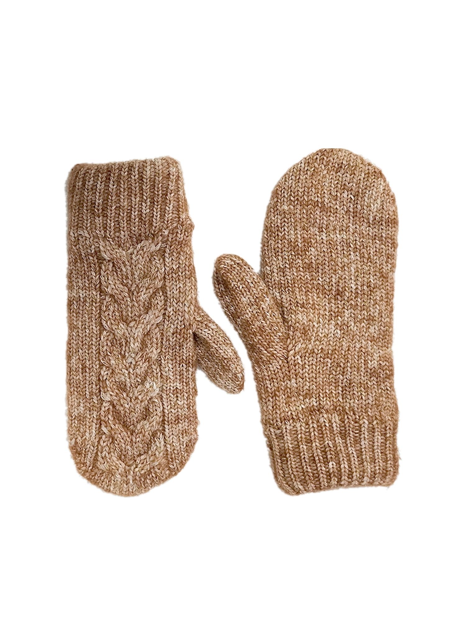 Time and Tru Women's Cable Knit Mittens