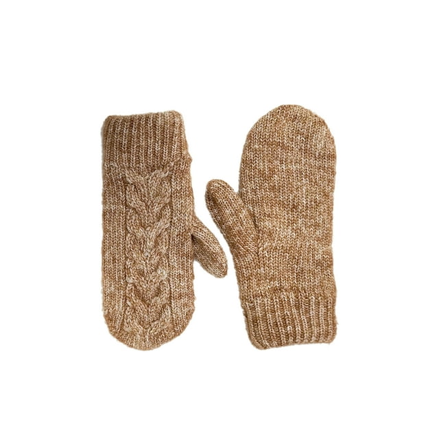 Time and Tru Women's Cable Knit Mittens