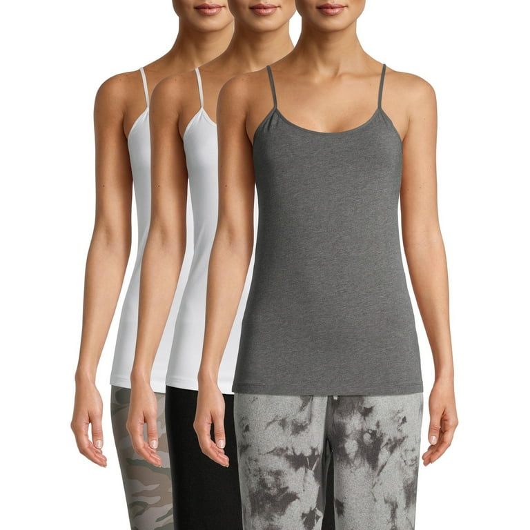 Time and Tru Women's Adjustable Strap Cami (5 Pack)