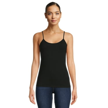 Time and Tru Women's Cami with Adjustable Straps, Sizes XS-XXXL
