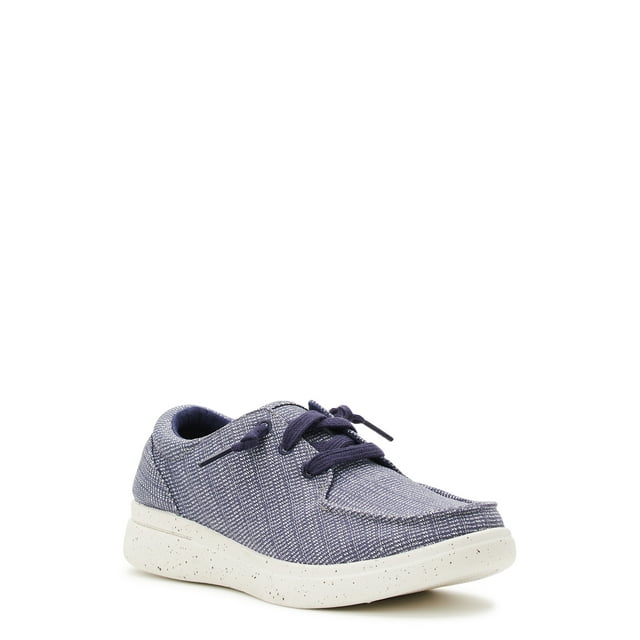 Time and Tru Women's Canvas Slip on Loafers - Walmart.com