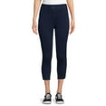 Time and Tru Women's Capri Jeggings, 23" Inseam, Sizes XS3XL