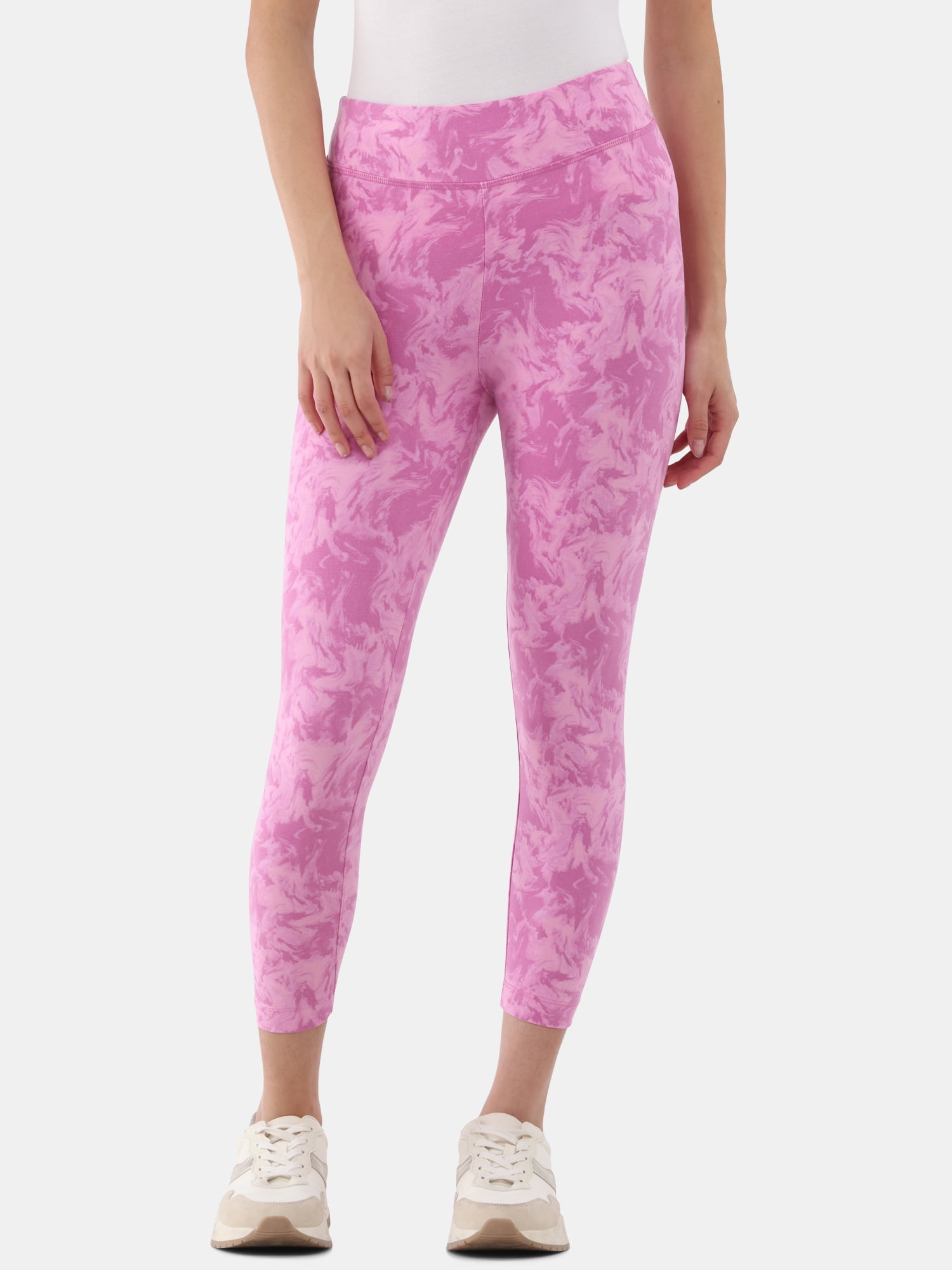 Time and Tru Women's Capri Leggings, Size XS-XXXL