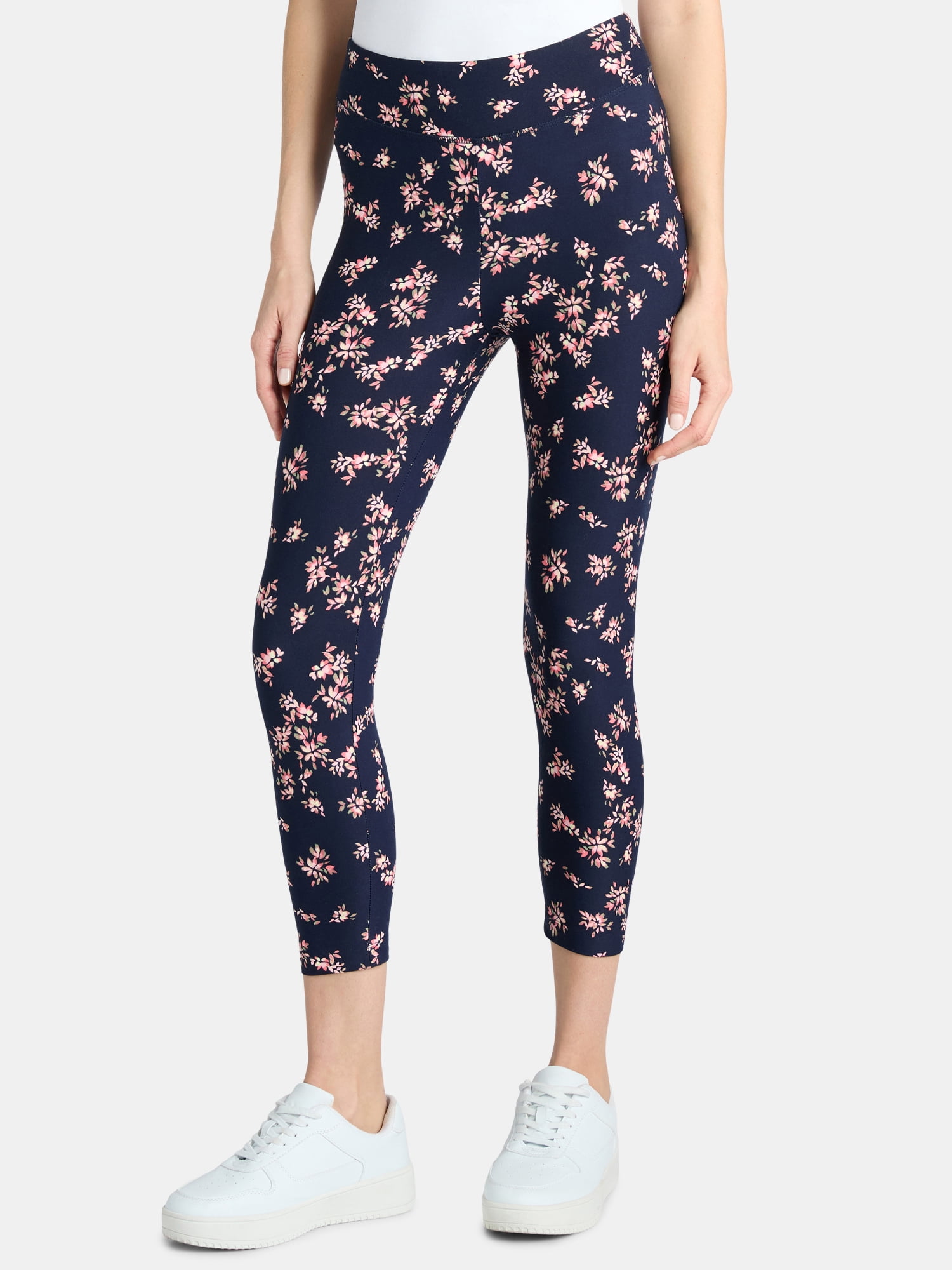 Time and Tru Women's Capri Leggings, Size XS-XXXL
