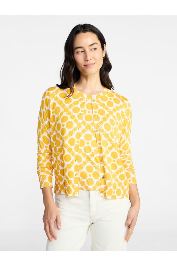 Women's Sleeveless Shell and Cardigan Twin Set, 2-Piece, Sizes XS-XXXL