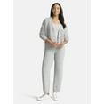 thumbnail image 1 of Time and Tru Women's and Women's Plus Cardigan and Pants Sweater Set, 2-Piece, Sizes XS-4X, 1 of 4