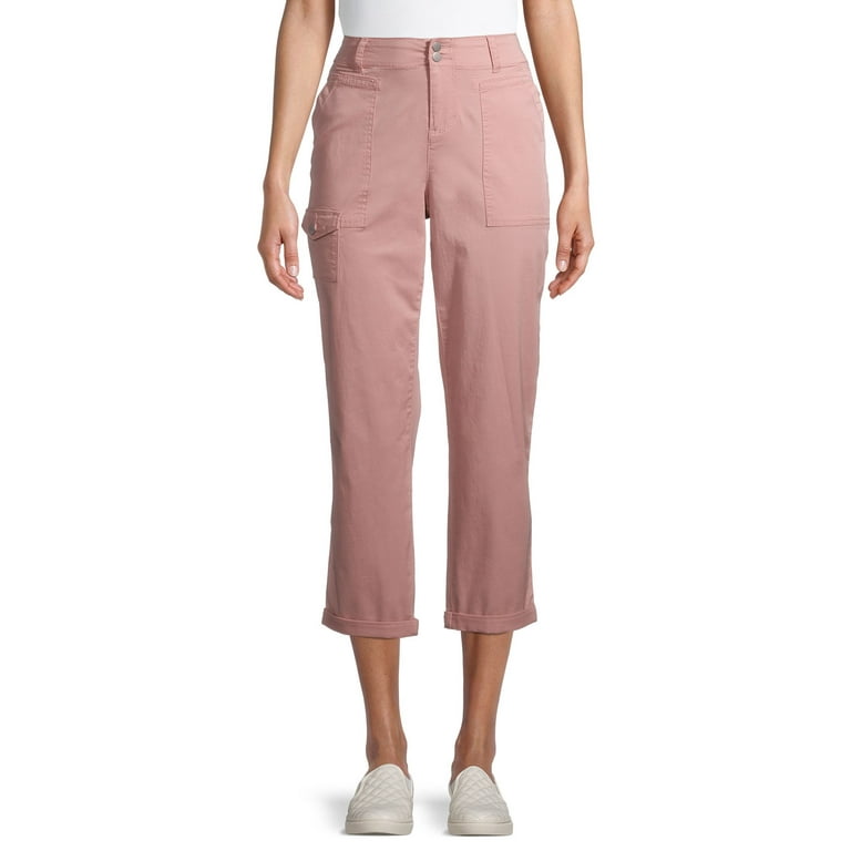 Time and tru shop women's cargo capri pants