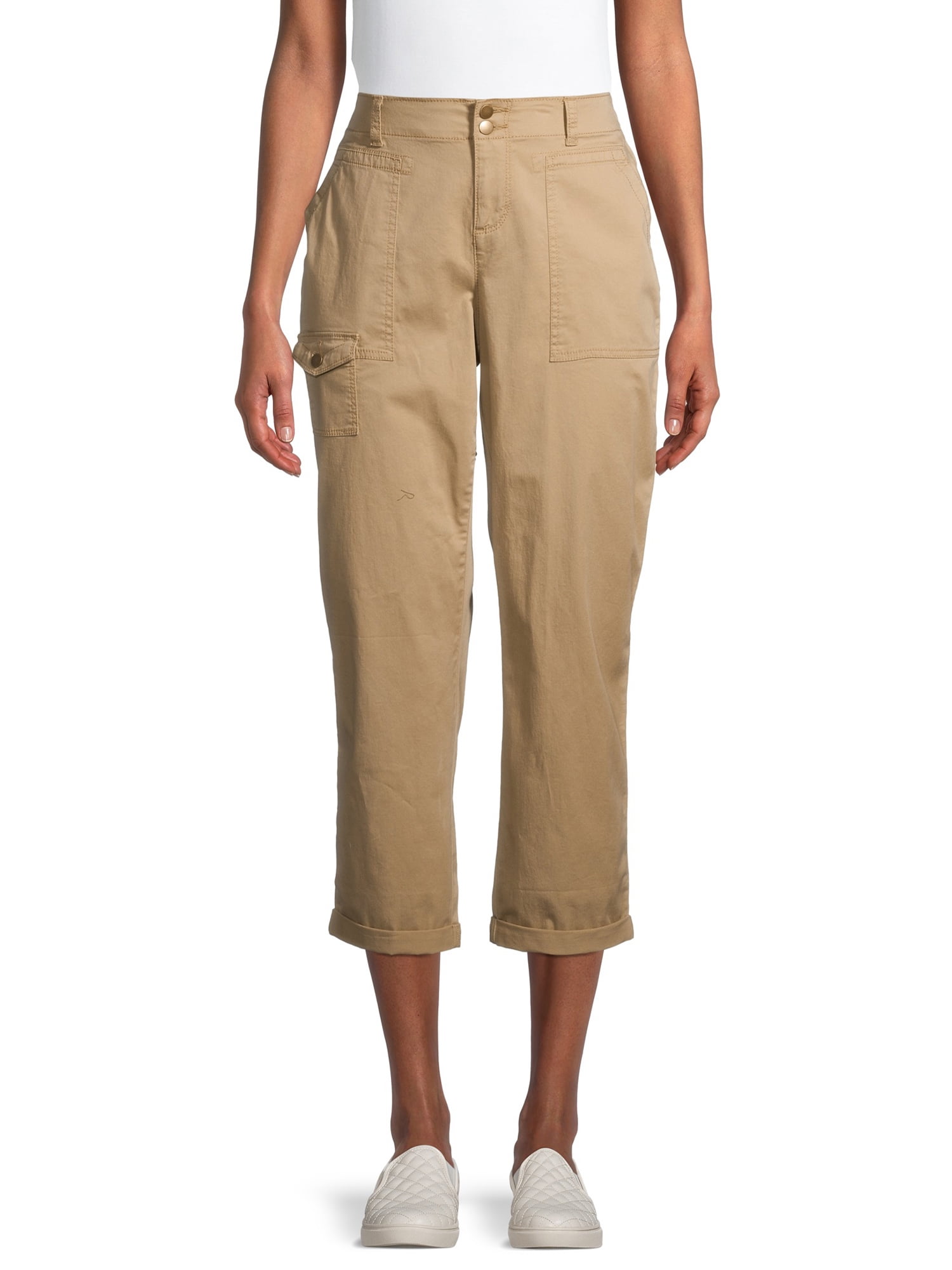 Time and Tru Women's Cargo Capri 