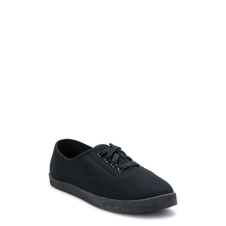 Time and Tru Women s Casual Lace Up Sneakers Wide Width