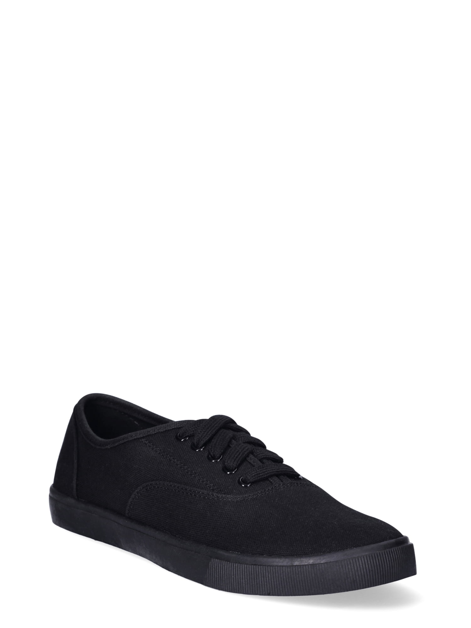 Time and Tru Women's Casual Lace Up Sneakers, Wide Width Available