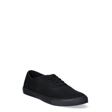 Time and Tru Women's Casual Lace Up Sneakers, Wide Width Available