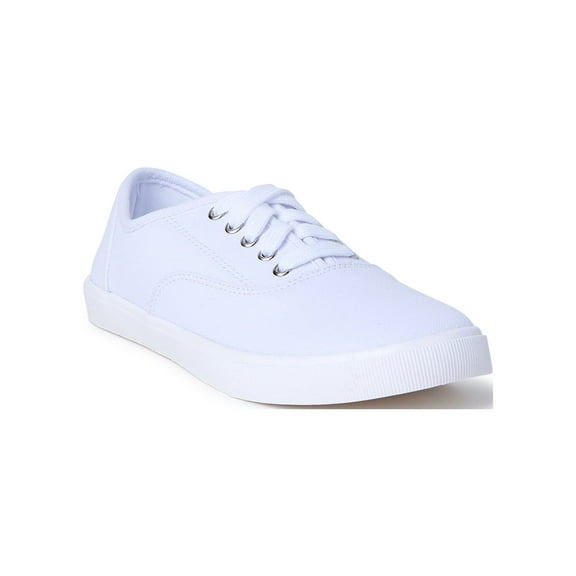 Time and Tru Women's Casual Lace Up Sneakers, Wide Width Available